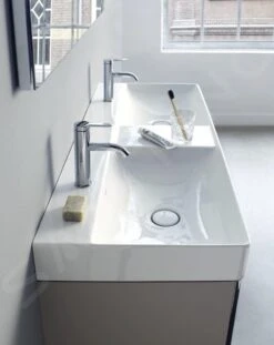 Duravit DuraSquare - Möbel-Doppelwaschtisch 1200x470 Mm, Mit 2 Hahnlöcher, DuraCeram, Alpinweiß 2353120071 6 Duravit DuraSquare - Möbel-Doppelwaschtisch 1200x470 Mm, Mit 2 Hahnlöcher, DuraCeram, Alpinweiß 2353120071 -Villeroy & Boch Geschäft ed843976e1d6ec670d14696c 1
