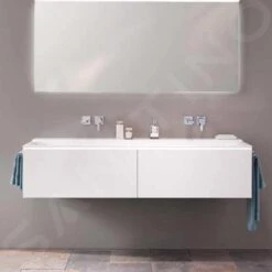 Geberit Xeno 2 - Doppelwaschtisch 1400x480 Mm, Ohne Hahnloch, Ohne Überlauf, Alpinweiß 500.276.00.1 -Villeroy & Boch Geschäft f20f2ead88b3381b8cdf6c1c 1