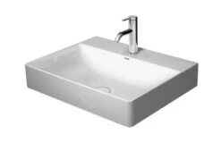 Duravit DuraSquare - Möbelwaschtisch 600x470 Mm, Mit 1 Hahnloch, DuraCeram, Mit WonderGliss, Alpinweiß 23536000711 -Villeroy & Boch Geschäft f2378ef7a9836d0a10869322