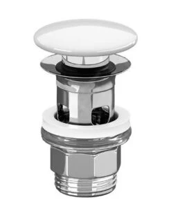 Villeroy & Boch Zubehör - Ablaufset Push-Open, Alpinweiß 8L033401